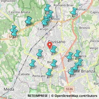 Mappa Via della Conciliazione, 20833 Giussano MB, Italia (2.462)