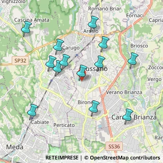Mappa Via della Conciliazione, 20833 Giussano MB, Italia (2.05692)