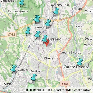 Mappa Via della Conciliazione, 20833 Giussano MB, Italia (2.55273)