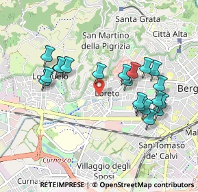 Mappa Via Enrico Dunant, 24128 Bergamo BG, Italia (0.9095)