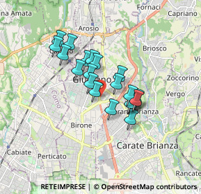 Mappa SP 9, 20833 Giussano MB, Italia (1.2425)