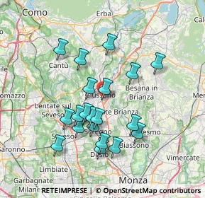 Mappa SP 9, 20833 Giussano MB, Italia (6.63)