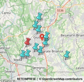 Mappa SP 9, 20833 Giussano MB, Italia (2.96818)