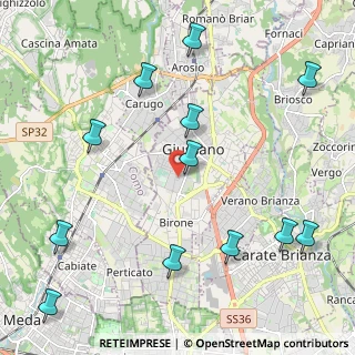 Mappa Via Galileo Galilei, 20833 Giussano MB, Italia (2.63917)