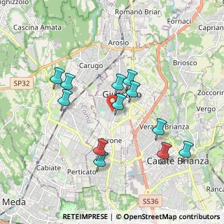 Mappa Via Galileo Galilei, 20833 Giussano MB, Italia (1.76333)