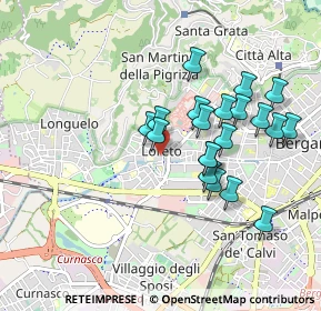 Mappa Via Loreto, 24128 Bergamo BG, Italia (0.829)