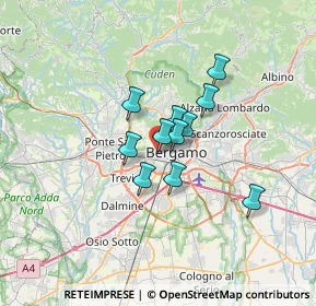 Mappa Via Loreto, 24128 Bergamo BG, Italia (4.25727)
