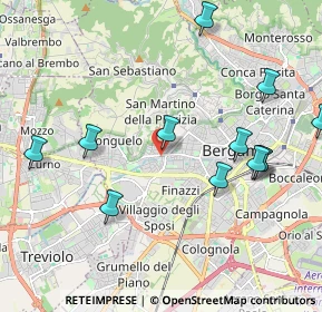 Mappa Via Loreto, 24128 Bergamo BG, Italia (2.25083)