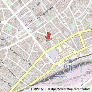 Mappa Via San Francesco D'Assisi, 5, 24121 Bergamo, Bergamo (Lombardia)