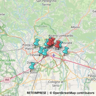 Mappa CAP, 24121 Bergamo BG, Italia (3.54364)