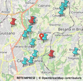 Mappa Via Silvio Pellico, 20842 Besana in Brianza MB, Italia (2.206)