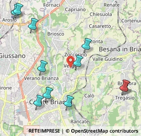 Mappa Via Silvio Pellico, 20842 Besana in Brianza MB, Italia (2.57455)