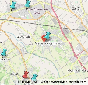 Mappa Via Monte Summano, 36035 Marano Vicentino VI, Italia (3.72545)