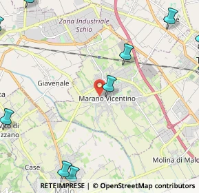 Mappa Via Monte Summano, 36035 Marano Vicentino VI, Italia (3.58417)