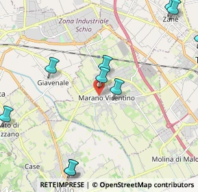 Mappa Via Monte Summano, 36035 Marano Vicentino VI, Italia (2.98917)