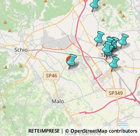 Mappa Via Monte Summano, 36035 Marano Vicentino VI, Italia (4.33917)
