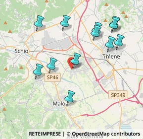 Mappa Via Monte Summano, 36035 Marano Vicentino VI, Italia (4.155)