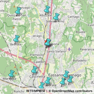 Mappa Via Ronchetti, 21044 Cavaria Con Premezzo VA, Italia (2.97385)