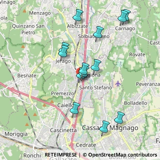 Mappa Via Ronchetti, 21044 Cavaria Con Premezzo VA, Italia (1.92615)
