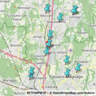Mappa Via Ronchetti, 21044 Cavaria Con Premezzo VA, Italia (2.45)