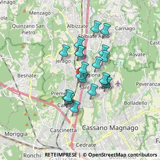 Mappa Via Ronchetti, 21044 Cavaria Con Premezzo VA, Italia (1.313)