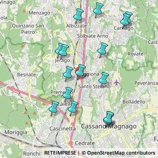 Mappa Via Ronchetti, 21044 Cavaria Con Premezzo VA, Italia (2.21625)