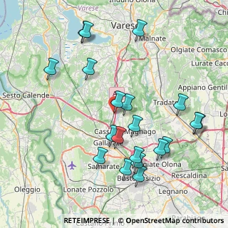 Mappa Via Ronchetti, 21044 Cavaria Con Premezzo VA, Italia (8.529)