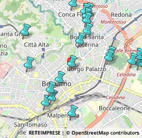 Mappa Via Torquato Tasso, 24125 Bergamo BG, Italia (1.189)