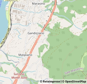 Mappa Via De Gasperi, 25057 Sale Marasino BS, Italia (0.59583)