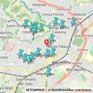 Mappa Via Pradello, 24121 Bergamo BG, Italia (0.96765)
