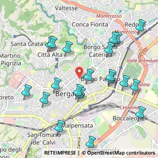 Mappa Via Pradello, 24121 Bergamo BG, Italia (1.1675)