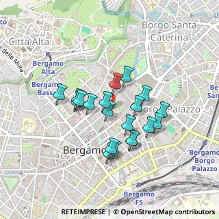 Mappa Via Pradello, 24121 Bergamo BG, Italia (0.355)