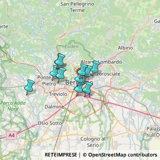 Mappa Via Pradello, 24121 Bergamo BG, Italia (4.19909)