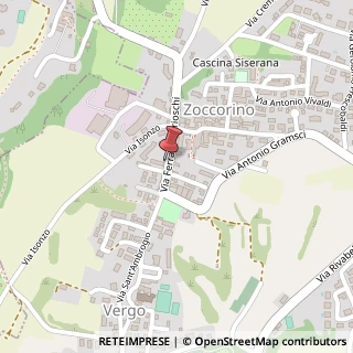 Mappa Via Ferrante Brioschi, 29, 20050 Besana in Brianza, Monza e Brianza (Lombardia)