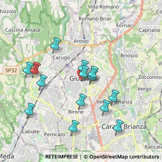 Mappa Via Privata Ercole Varenna, 20833 Giussano MB, Italia (1.91)