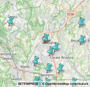 Mappa Via A. Elli, 20833 Giussano MB, Italia (5.79714)