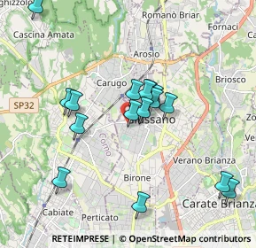 Mappa Via A. Elli, 20833 Giussano MB, Italia (1.735)