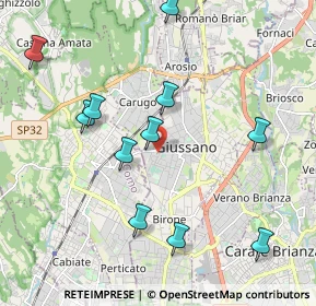 Mappa Via A. Elli, 20833 Giussano MB, Italia (2.12909)