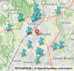 Mappa Via A. Elli, 20833 Giussano MB, Italia (2.074)
