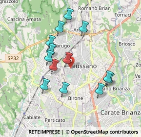 Mappa Via A. Elli, 20833 Giussano MB, Italia (1.7)