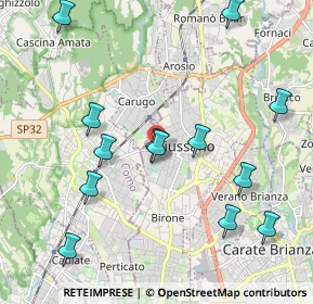 Mappa Via A. Elli, 20833 Giussano MB, Italia (2.25615)