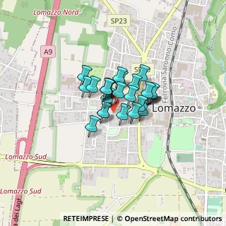 Mappa Via Monte Cervino, 22074 Lomazzo CO, Italia (0.21111)