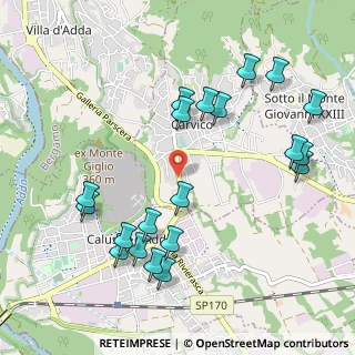 Mappa Via Carlo Gerolamo Conti, 24030 Carvico BG, Italia (1.137)