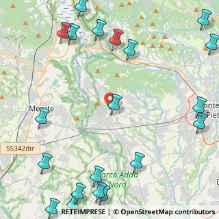 Mappa Via Carlo Gerolamo Conti, 24030 Carvico BG, Italia (6.6245)