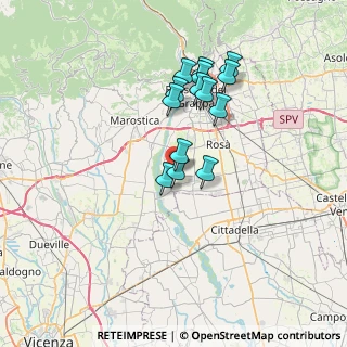 Mappa Via Loss, 36056 Tezze sul Brenta VI, Italia (5.89)