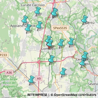 Mappa Via della Pace, 22074 Lomazzo CO, Italia (4.57)