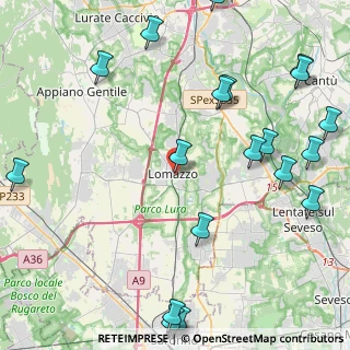 Mappa Via degli Arconati, 22074 Lomazzo CO, Italia (5.9695)