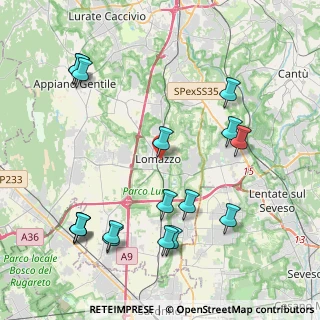 Mappa Via degli Arconati, 22074 Lomazzo CO, Italia (4.90471)