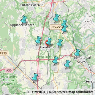 Mappa Via degli Arconati, 22074 Lomazzo CO, Italia (4.11167)