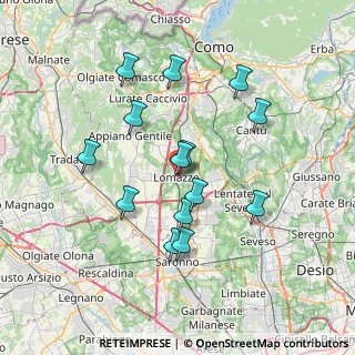 Mappa Via degli Arconati, 22074 Lomazzo CO, Italia (6.61857)